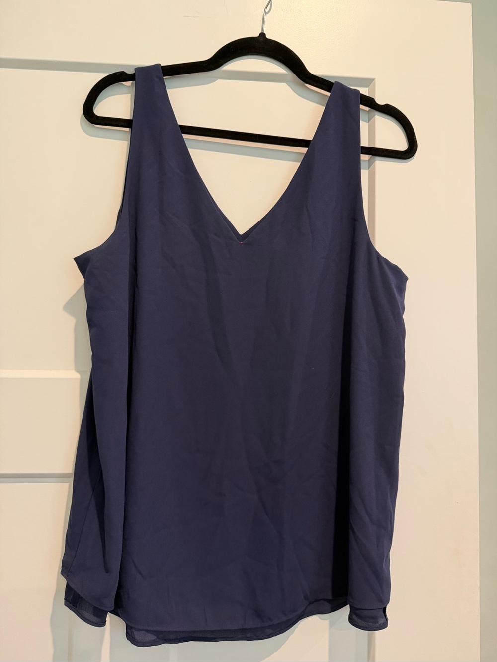 Lilly Pulitzer Navy V-Neck Sleeveless Tank